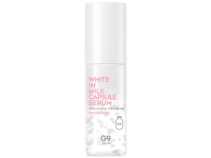 white in milk capsule serum