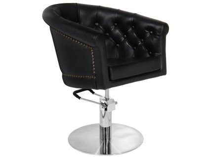 Gabbiano čierne kadernícke kreslo