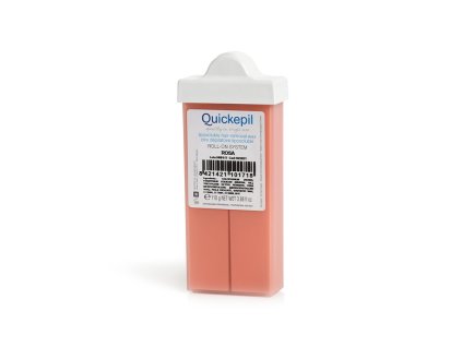 Quickepil depilačný vosk na tvár, úzka rolka, ruža 110g