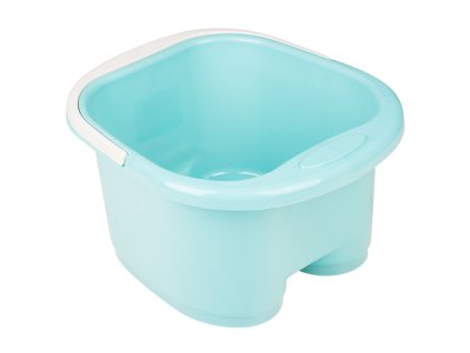 Miska na pedikúru s modrými lichými valčekmi