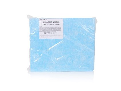 Jednorazové šatky-ošetrovacie podložky 100 ks soft & scrub 20x25cm