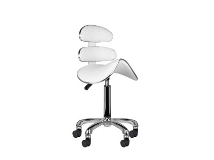 Roll speed am-880 cosmetic stool white