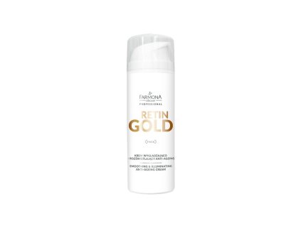 Farmona retin gold vyhladzujúci a rozjasňujúci krém proti starnutiu 150ml