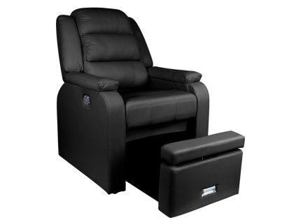 Kúpeľné kreslo na pedikúru Hilton black