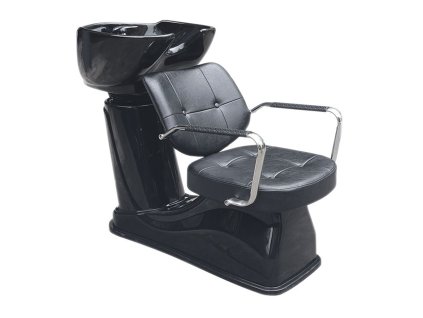 Gabbiano Vigo čierna kadernícka umývacia jednotka