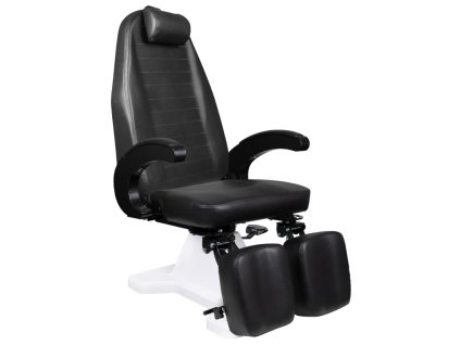 112 čierne hydraulické podiatrické kreslo
