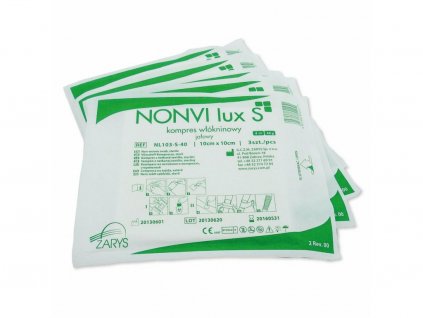 733725 zarys nonvi lux s netkany sterilny obklad 10cm x 10cm 25ks x 3ks