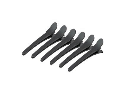 Kadernícke svorky na vlasy e-17 10 ks 10,5 cm čierne