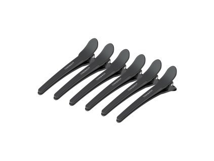 Kadernícke svorky na vlasy e-17 10 ks 10,5 cm čierne