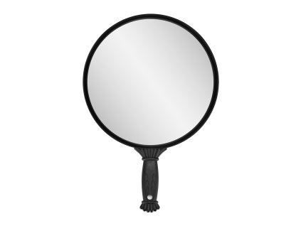 Okrúhle holičské zrkadlo s rukoväťou q-35