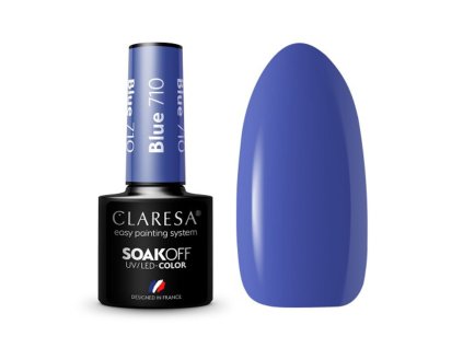 CLARESA Hybridný lak na nechty BLUE 710 -5g