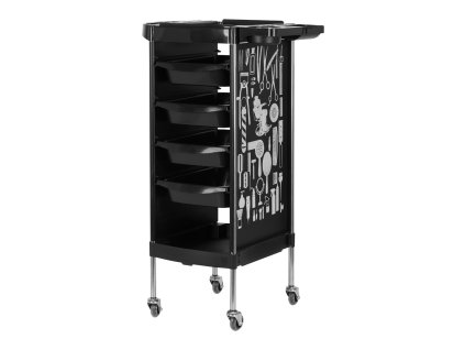 GABBIANO KADERNÍCKY VOZÍK X11-9 ČIERNA GRAFIKA