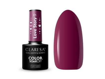 CLARESA LOVE STORY 9 - 5g hybridný lesk