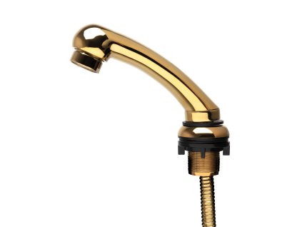 Kadeřnícka umývacia jednotka slúchadlo zlaté malé