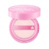 don t touch glass pink cushion