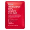 natural vitamin 215 enhancing sheet mask