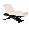 SPA ležadlo Sillon Siesta krémové s čiernym podstavcom
