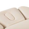 SPA ležadlo Sillon Relax krémové s čiernym podstavcom
