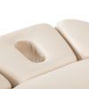 SPA ležadlo Sillon Relax krémové s čiernym podstavcom