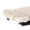 SPA ležadlo Sillon Relax krémové s čiernym podstavcom