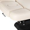 SPA ležadlo Sillon Relax krémové s čiernym podstavcom
