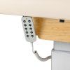 Lehátko SPA Sillon Comfort krémové so svetlohnedým podstavcom