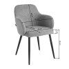 Stolička 4Rico Intra grey