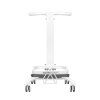 Comfort pedicure tray on wheels with lift function