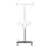 Comfort pedicure tray on wheels with lift function