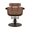 Kadernícke kreslo Gabbiano Florence Black & Walnut