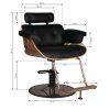Kadernícke kreslo Gabbiano Florence Black & Walnut