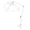 Glow MX3 treatment lamp for table top white