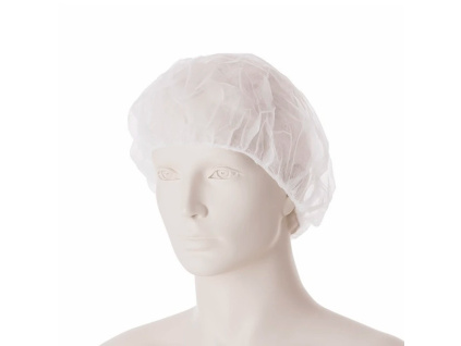 imgi 29 31311 jednorazova cepice baret 100 ks bila