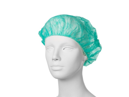 imgi 29 31314 jednorazova cepice baret 100 ks zelena