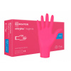 60469 nitrilove rukavice ruzove magenta 100ks nepudrovane
