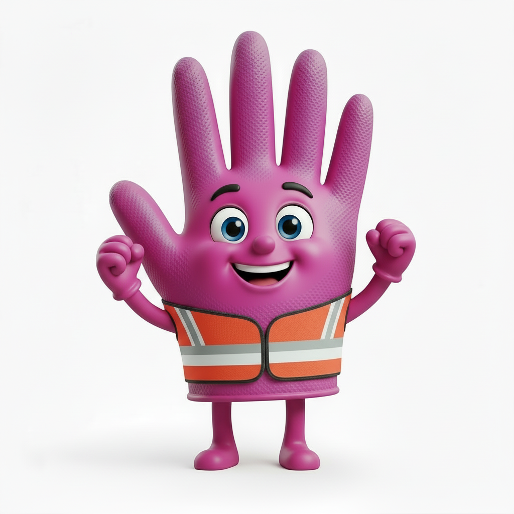 Pan Glovio s rukama nahoře