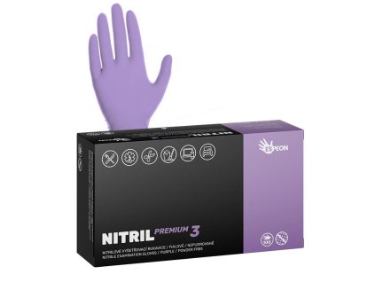 Nitril PREMIUM 3 fialové