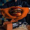 nitril burger oranzove