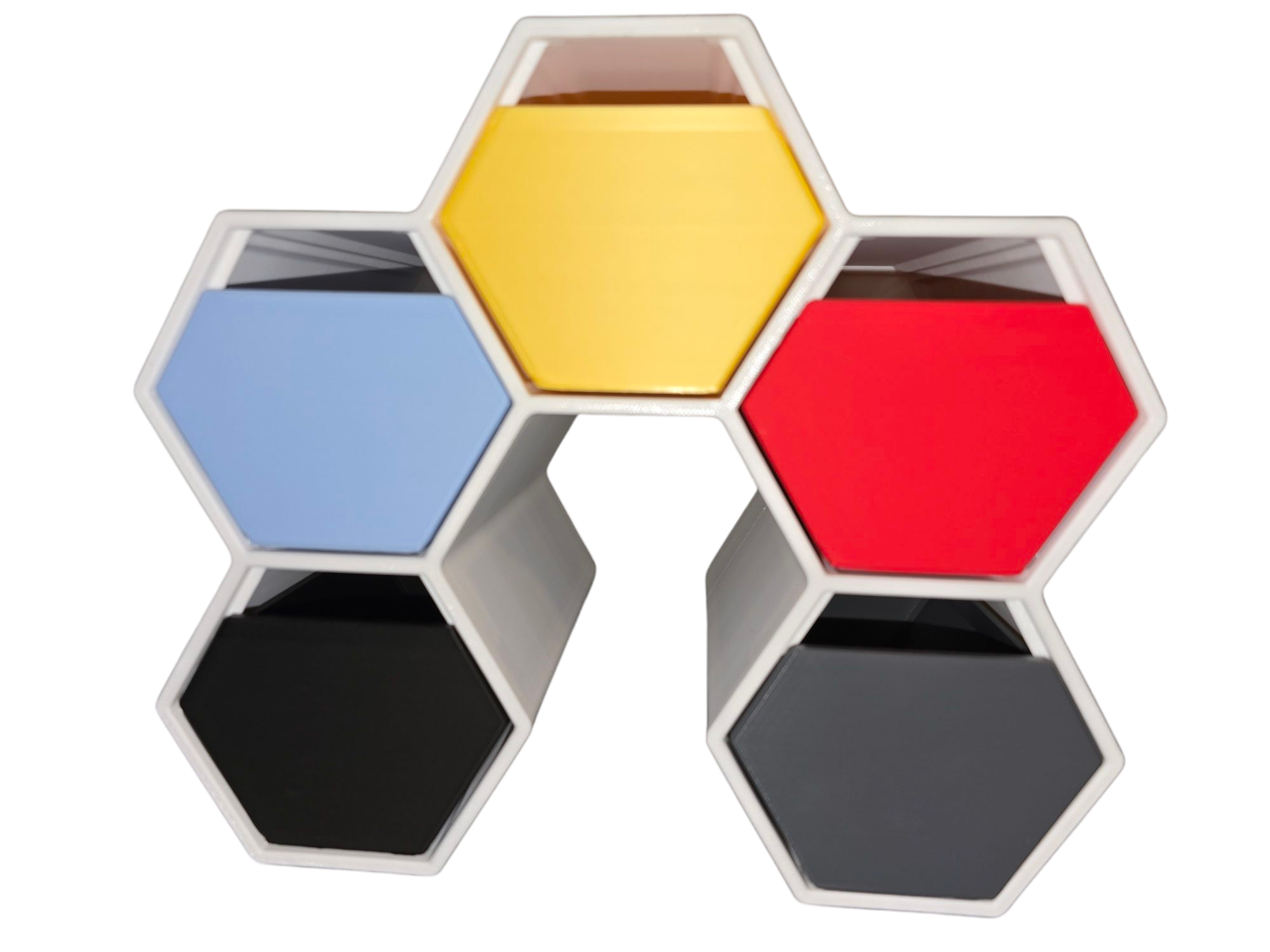 5 fiókos hexagon tároló