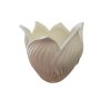 Tulipán formájú 3D nyomtatott váza – elegáns és modern dekoráció 10cm (Szín Barna)