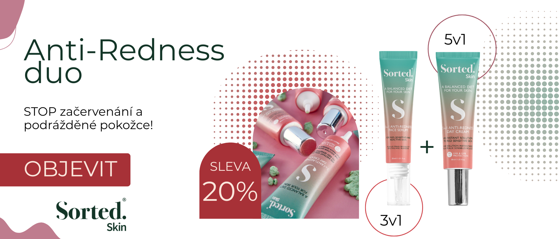 Akce na duo anti-redness