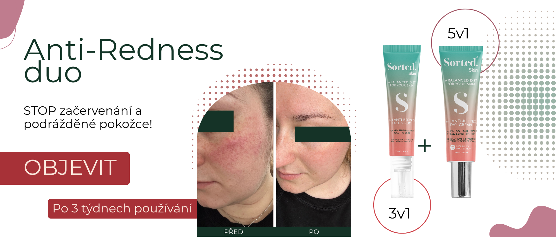 Akce na duo anti-redness