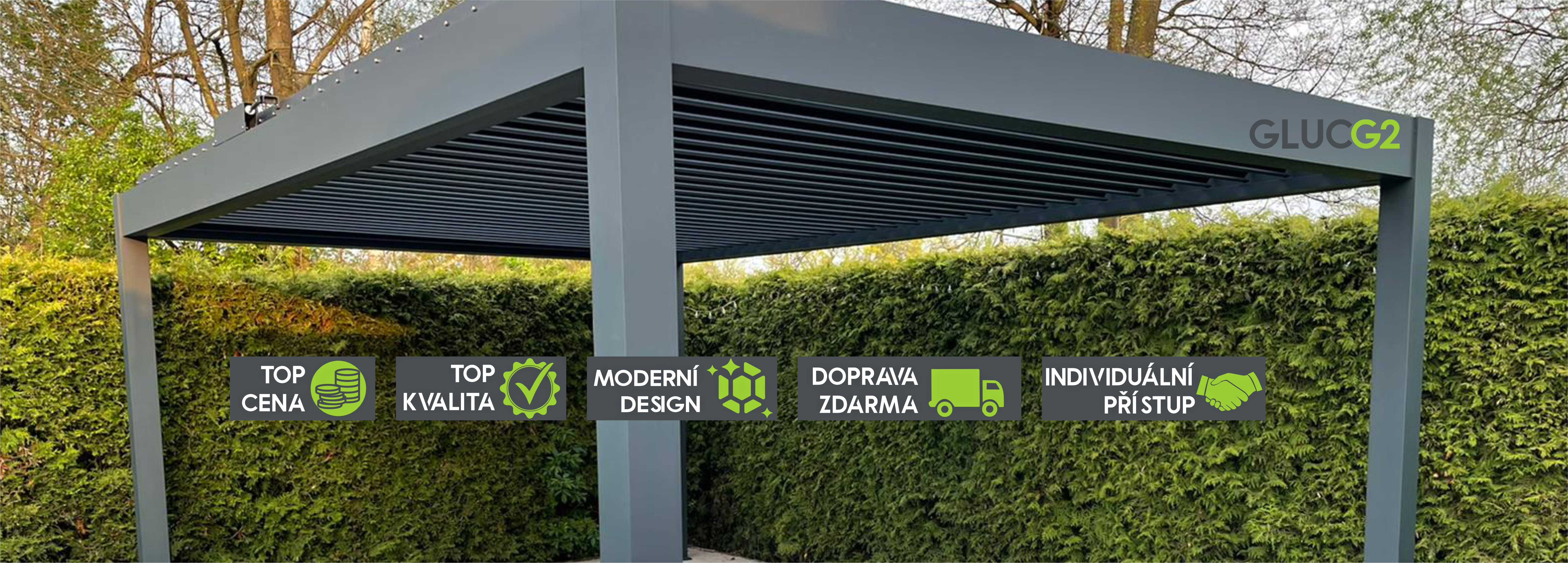Bioklimatická pergola 1