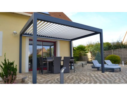 Bioklimatická pergola MEDIUM (4x4x2,7m) + MONTÁŽ A DOPRAVA ZDARMA