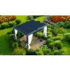Bioklimatická pergola LARGE (6x4x2,7m) + DOPRAVA ZDARMA  Bioklimatická hliníková pergola LARGE 6×4 m s LED osvětlením a montáží zdarma