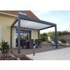 Bioklimatická pergola LARGE (6x4x2,7m) + DOPRAVA ZDARMA  Bioklimatická hliníková pergola LARGE 6×4 m s LED osvětlením a montáží zdarma