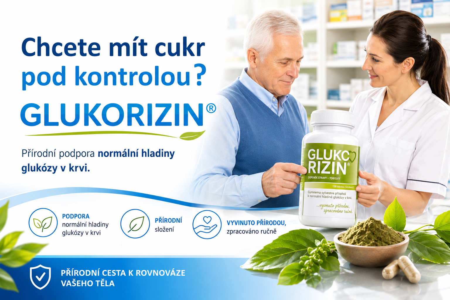 Glukorizin - pro normální hladinu cukru v krvi