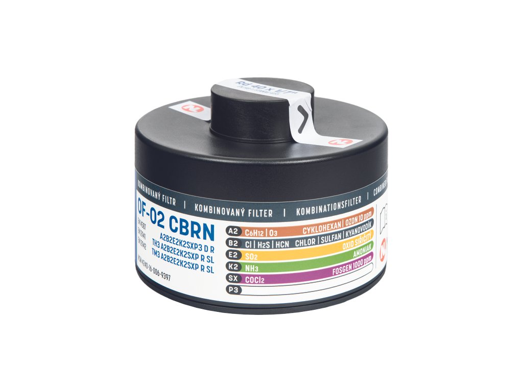 OF-02 CBRN A2B2E2K2SXP3 DR filter CM-6