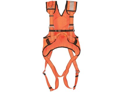 Postroj s výstražnou vestou P-30 HV+, oranžový - XL