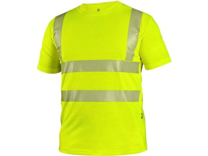 Tričko CXS BANGOR, výstražné, pánske, žlté, veľ. S
